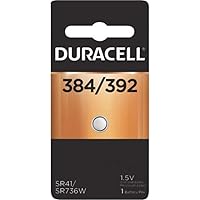 4 each: Duracell Silver Oxide Watch/ Calculator Battery (D384/392PK)