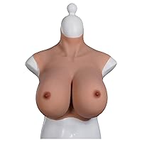 Silicone Breast Silicone Filled B Cup Artificial Breast Enhancer Prosthesis Breasts Forms Breast Plate Breast Silicone for Transgender Mastectomy 1 Asian Yellow