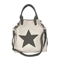Bags for Women, Women Handbag Large Capacity Shoulder Bag Casual Canvas Crossbody Bag Star Messenger Bag Satchels Bag for Travel Daily, 107