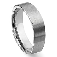 MFC Tungsten Square Wedding Band Ring