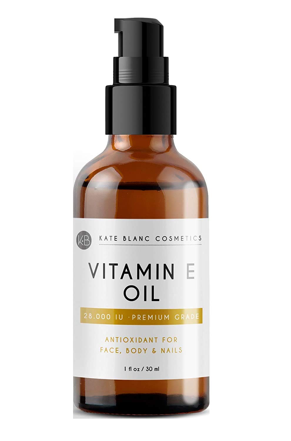 Mua Vitamin E Oil for Skin, Scars & Face by Kate Blanc Cosmetics. 28,000  IU. Vitamin E Skin Oil Reduce Appearance of Scars After Surgery, Wrinkles,  Dark Spots, Acne. DIY Lip Gloss,
