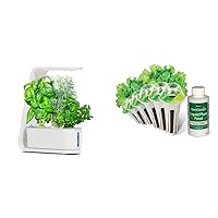 AeroGarden Sprout with Gourmet Herbs Seed Pod Kit (3-pod) | Aerogarden Salad Greens Seed Pod Kit (6-Pod)