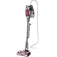 HV322 Rocket Deluxe Pro Corded Stick Vacuum with LED Headlights, XL Dust Cup, Lightweight, Perfect for Pet Hair Pickup, Converts to a Hand Vacuum, with Pet Attachments, Bordeaux/Silver