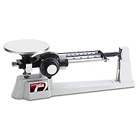 Ohaus - 80000037 Dial-O-Gram Stainless Steel Top Loading Mechanical Triple Beam Balance with Stainless Steel Plate, Tare and Attachment Masses, 2610g x 0.1g