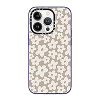 CASETiFY Compact iPhone 14 Pro Case [2X Military Grade Drop Tested / 4ft Drop Protection] - Natural Flower - Peri Purple