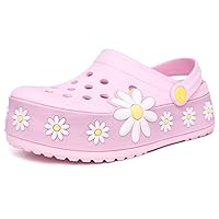 Nautica Kid's Girls Clogs Slip On Platform Slides Garden Shoes Water Sandals Beach Slipper for Children Indoor Outdoor