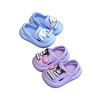 Kawaii Kuromi Slippers Cute Cartoon Cinnamoroll Summer Slippers For Girls Indoor Outdoor Soft Comfy Anti-Slip Beach Shoes