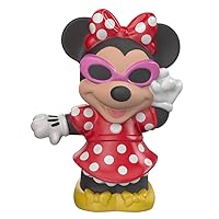 Replacement Part for Little People Swirlin' Umbrella Playset - DFT90 Works with Other Sets Too Replacement Minnie Mouse Figure Polka Dot Dress and Pink Sunglasses, Red, Black, White, Yellow
