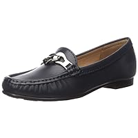 Driver Club USA Women's Leather Made in Brazil Chain Buckle Loafer