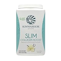 Slim Collagen Peptides Powder with Vitamin C & Biotin Gluten Free Keto Collagen Protein Powder for Nail Hair Skin Support | Organic Shape Slim Collagen Boost Vanilla 750 Gram 30 SRV