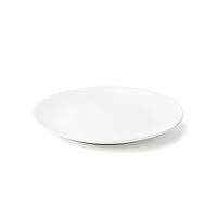 FOUNDATION Porcelain Coupe Plate, Round, 8 Inch, Set of 12, White