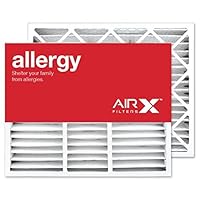 AIRx Filters 20x25x5 MERV 11 HVAC AC Furnace Air Filter Replacement for Lennox HCF20-10 X0586 X6673, Allergy 2-Pack, Made in the USA