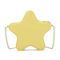 Oweisong Mini Star Fun Purses for Women Unique Novelty Crossbody Shoulder Bag Cute Leather Handbag Messenger Bag Chic Wallet