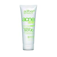 Alba Botanica Natural AcneDote Face & Body Scrub 8 oz (Pack of 10)