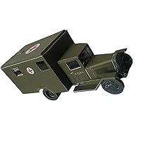 1/43 Scale WWII Soviet Zis-44 Battlefield Ambulance Army Truck Paper Model Diecast Plane Model for Collection(Unassembled Kit)