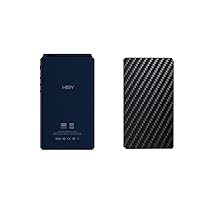 Puccy 2 Pack Back Protector Film, compatible with HiBy Music R6 III Gen 3 Black Carbon Fiber Guard Cover Skin （ Not Tempered Glass Front Screen Protectors ）