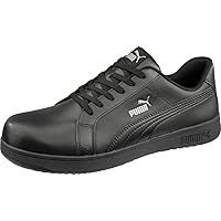 PUMA SAFETY Men's Iconic Low Work Shoes Composite Toe Slip Resistant EH