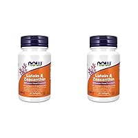 NOW Supplements, Lutein & Zeaxanthin with 25 mg Lutein and 5 mg Zeaxanthin, 60 Softgels (Pack of 2)