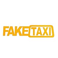 Fake Taxi Car Sticker, Car Waterproof Vinyl Funny Decal Emblem, Car Bumper Fender Window SUV Truck Motorcycles Bicycles Decoration,Yellow