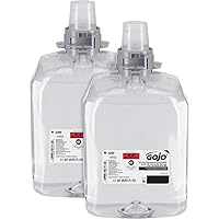 GO-JO Industries E2 Foam Handwash with Pcmx F/fmx-20 Dispensers, 2000 Ml Refill, 2/Carton