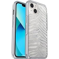 OtterBox Symmetry Clear Series Case for iPhone 13 (Only) - Non Retail Packaging - Zebra Silver