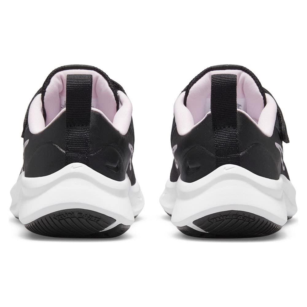 Nike Unisex-Child Star Runner 3 Pre School Running Shoe (Black/Pink/, Numeric_10_Point_5)