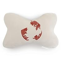 Red Cyprinoid Car Trim Neck Decoration Pillow Headrest Cushion Pad