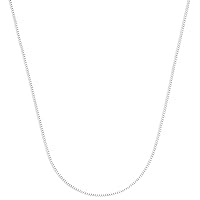 Amazon Essentials Sterling Silver 1.2mm Box Chain (previously Amazon Collection)