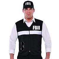 Black & White Forensic Vests (Pack of 3)-Adult Standard Size - Ideal for Role Playing, Dress-ups, and-Costume Parties