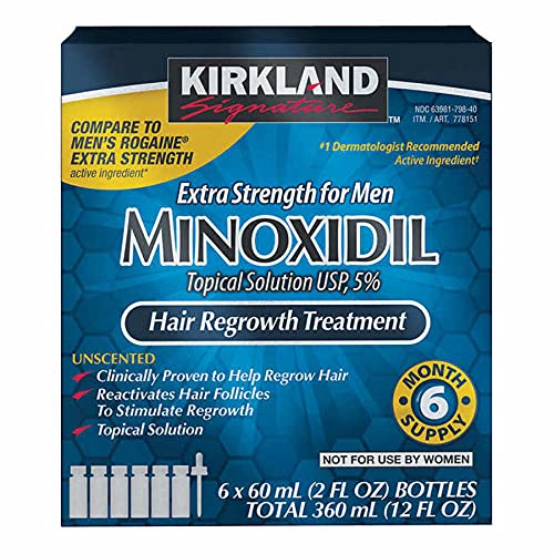 Mua Minoxidil-5% Extra Strength Hair Regrowth for Men, 6 Month Supply trên  Amazon Mỹ chính hãng 2023 | Giaonhan247
