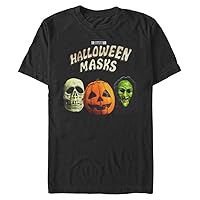 Fifth Sun Big & Tall 3 Halloween Masks Men's Tops Short Sleeve Tee Shirt