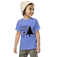 Toddler Short Sleeve Tee - I Pee Outside