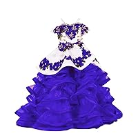 Cold Shoulder 3D Floral Flowers Ruffles Satin A line Little Girls Pageant Wedding Party Dresses with Sleeves 2024