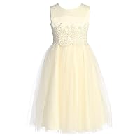 Ivory Rustic Flower Girl Dress Toddler - Lace Flower Girl Dresses for Wedding Vintage - Bestidos para Niñas de Boda
