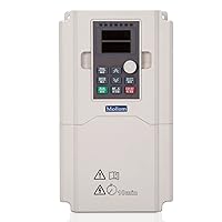 VFD 220V 7.5KW 32A 10HP Single or Three Phase Input to 3 Phase 0-3000 Hz Output Variable Frequency Drive Vector Control Inverter for Spindle Motor CNC Speed Control