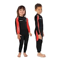 Kids Wetsuit for Boys Girls Youth Toddlers (7 Sizes & 3 Colors) - Super Stretchy - 3/2mm Full Body Wet Suit for Kids and Youth, Childrens Wetsuit for Surfing Swimming Diving Water Sports