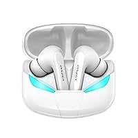Gaming Earbuds True Wireless Bluetooth 5.1 Gaming Ear Buds with Microphone Deep Bass Hi-Fi Stereo Earbuds 45ms Ultra Low Latency Music Gaming Dual Modes Earphones Waterproof Headphones for PC Laptop