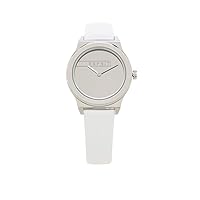 ESPRIT Womens Analogue Quartz Watch with Leather Strap ES1L019L0025, Silver, Bracelet