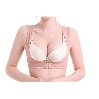 Adjustable Underwear Lady Chest Breast Support Belt Band Posture Corrector Brace Body Sculptin (Skin, Large)