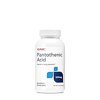 Pantothenic Acid 500mg, 100 Capsules, Supports in Energy Metabolism