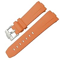 Rubber Watchband 23mm 22mm 24mm Watch Strap for Tudor Heritage Black Bay Bronze Pelagos Black Red Waterproof Sport Bracelets
