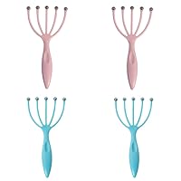 Scalp Massager, Head Massager,Handheld Scalp Massager,Portable SPA Head Massager That can Stimulate The Scalp,can Relax in The Office Home SPA and Reduce The Pressure of Work and Study (4-Pack)