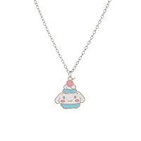 POYAMUSE Cute Kuromi Pendant Necklace, Kawaii Cinnamoroll Dog Charm Necklace, BFF Gifts Jewelry