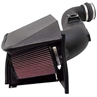 K&N Cold Air Intake Kit: Increase Acceleration & Towing Power, Guaranteed to Increase Horsepower up to 22HP: Compatible 6.6L, V8, 2005-2007 Chevy/GMC Heavy Duty (Silverado, Sierra, 2500, 3500),57-3057