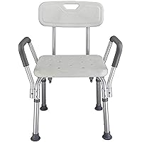 Shower Seat,Shower Chair Shower Seat,Anti-Slip Adjustable Bath Chairs with Backrest and Handles,Seniors and Disabled Shower Aid Benches,Bathtub Lifts Bathroom Shower Stool Apply to