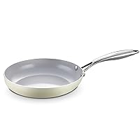 Boxiki Kitchen Non-Stick Ceramic Frying Pan with Stainless Steel Handle - Non-Toxic, PTFE & PFOA Free 8