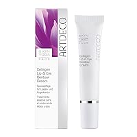 ARTDECO Collagen Lip & Eye Cream - moisturizes your lips & eyes - gives your skin a youthfull look - fills lines & wrinkles for an even complexion - facial skin care products - hyaluron - 0.50 Fl Oz