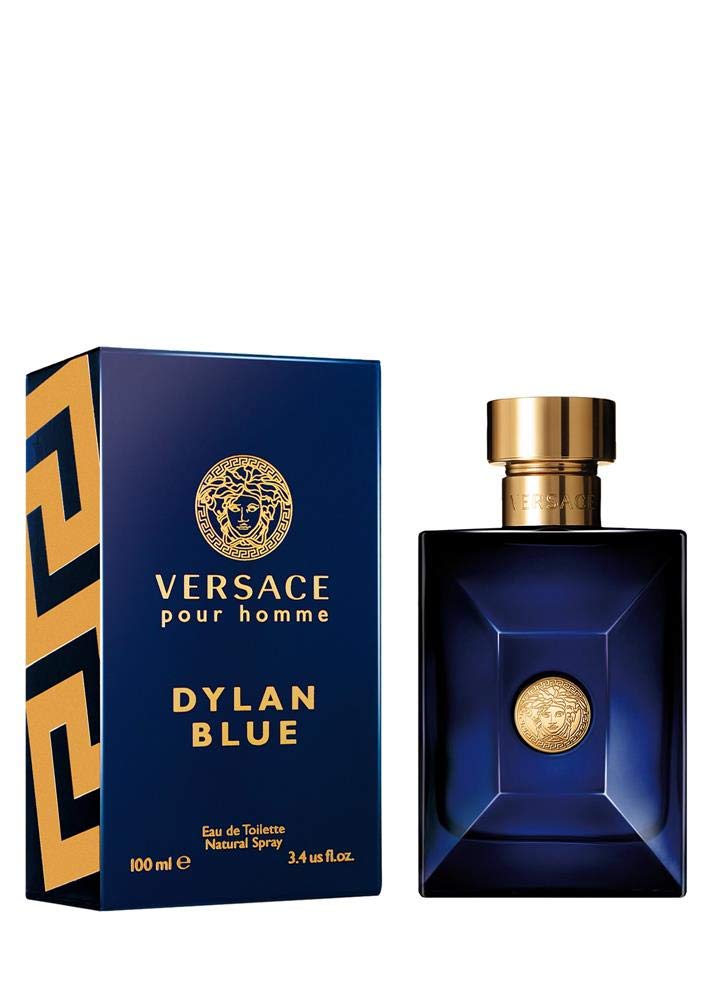 Versace Pour Homme Sealed Dylan Blue Eau de Toilette, Multi Citrus 3.4 Fl Oz