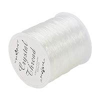 A Roll of 100m Elastic Cord High Stretchy Crystal Beading Thread 0.8mm Crystal Beading Thread for Jewelry Making Supply DIY Necklace Bracelet