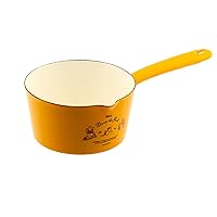 Pearl Metal MA-1426 Disney Enameled Milk Pan, 5.9 inches (15 cm), For Gas Stoves, Winnie the Pooh